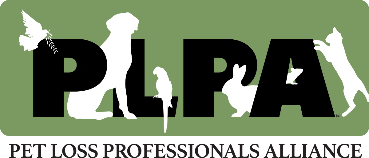 A green background with white letters that say animal professionals.